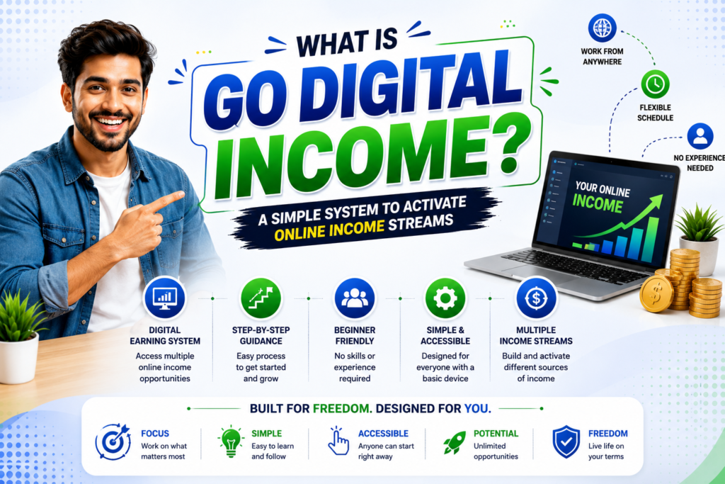 Go digital and build income