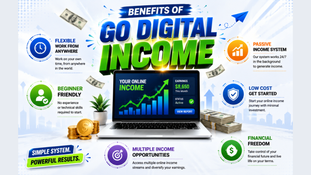 Go digital with online income