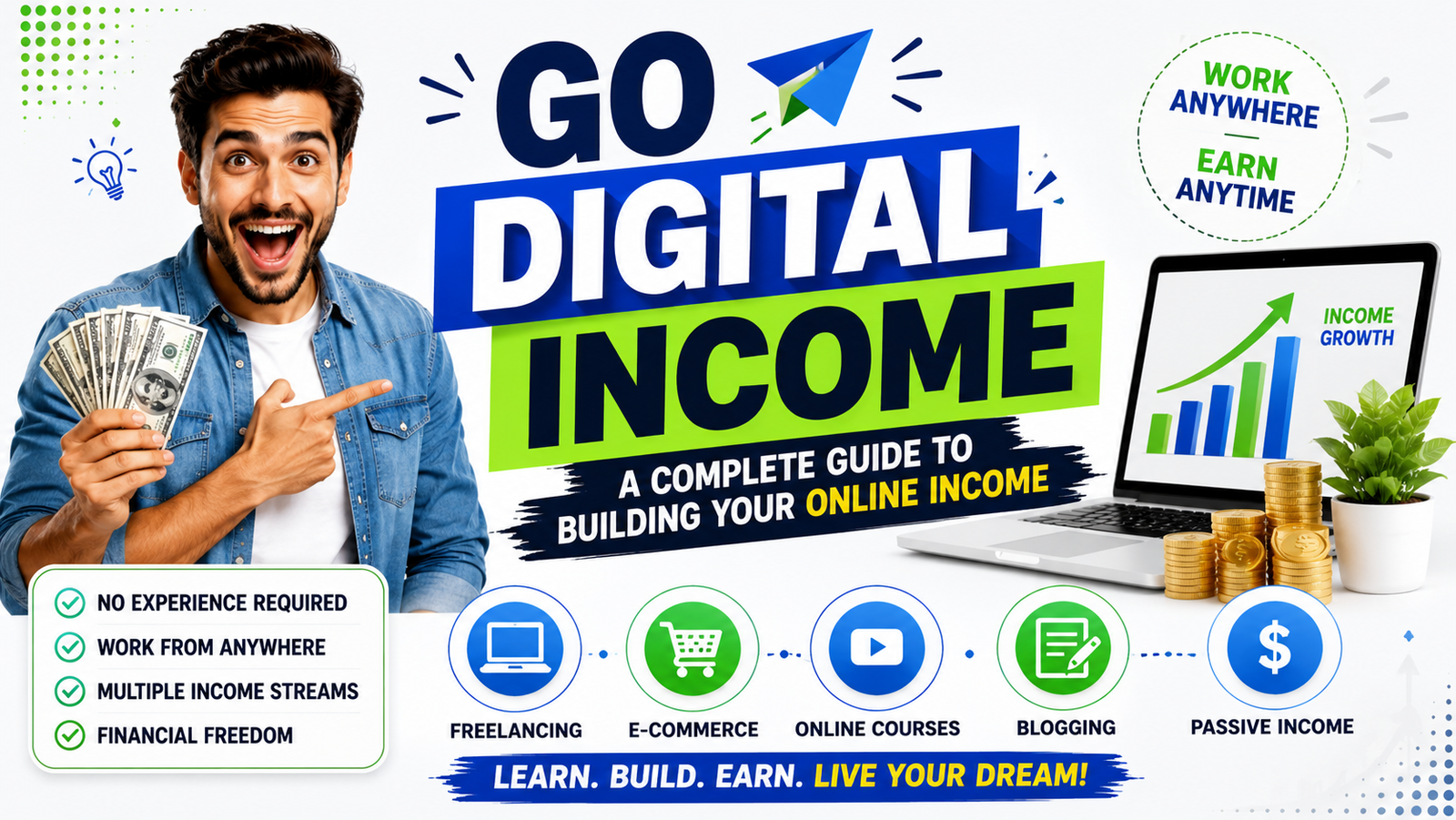 Build your go digital income now